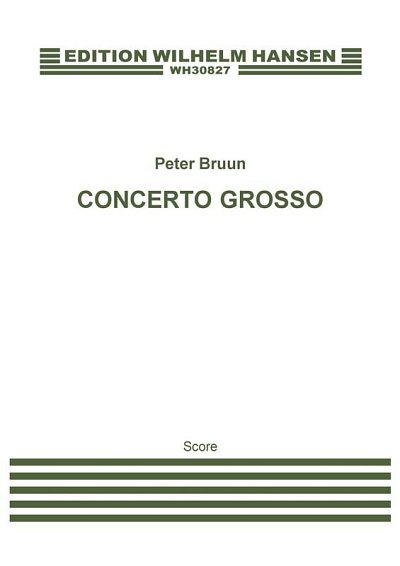 Concerto Grosso, Sinfo (Part.)