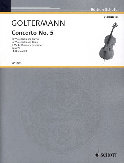 G. Goltermann: Concerto op. 76 , VcKlav