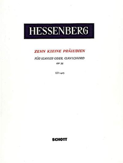 K. Hessenberg: Ten little preludes