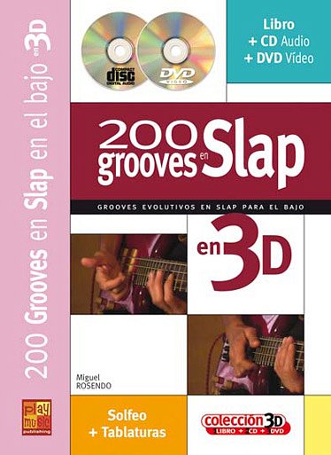 M. Rosendo: 200 Grooves en slap en el bajo, E-Bass (+CD+DVD)