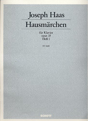 J. Haas: Hausmärchen op. 35 Band 1, Klav