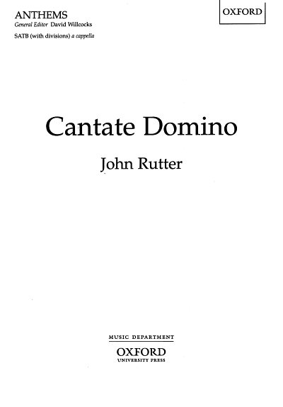 J. Rutter: Cantate Domino, GCh (Part.)