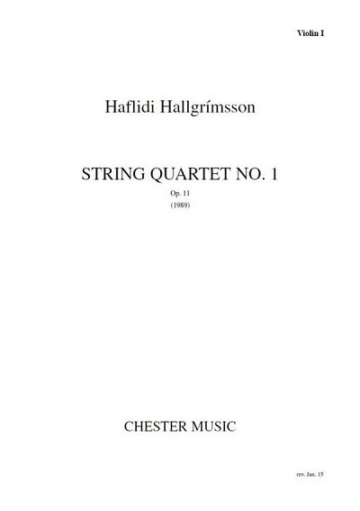String Quartet No.1, 2VlVaVc (Stsatz)