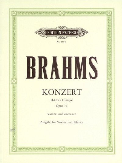 J. Brahms: Konzert für Violine uind Orchester, VlOrch (KASt)