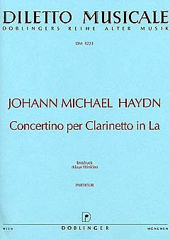 M. Haydn: Concertino Per Clarinetto In La - Klar Orch