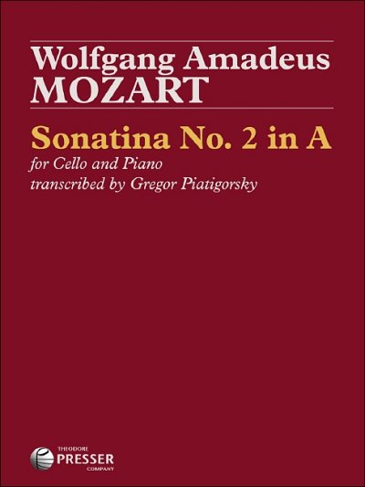 W.A. Mozart: Sonatina No. 2, VcKlav (KASt)