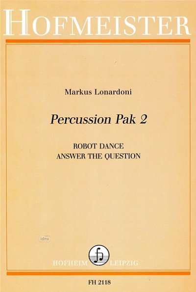 M. Lonardoni: Percussion Pak Nr.2 für 5-8 Spieler