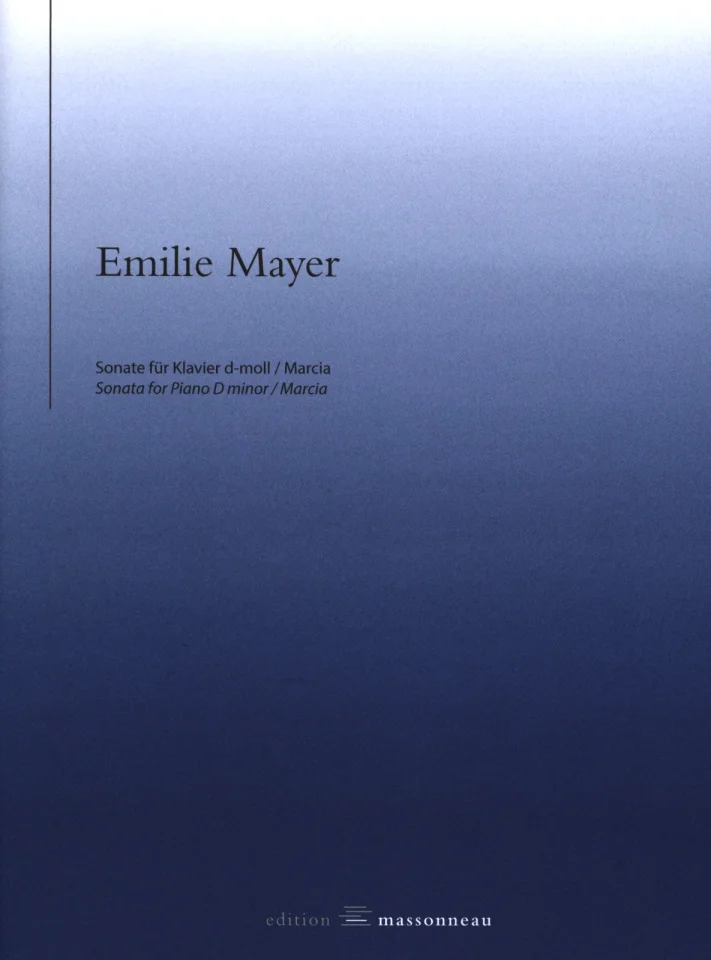 E. Mayer: Sonate d-moll, Klav (0)