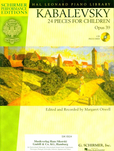 D. Kabalewski: 24 Pieces for Children op. , Klav (+OnlAudio)
