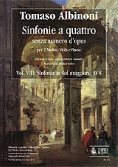 T. Albinoni: Sinfonias ‘a quattro’ without Opus number Vol. 8