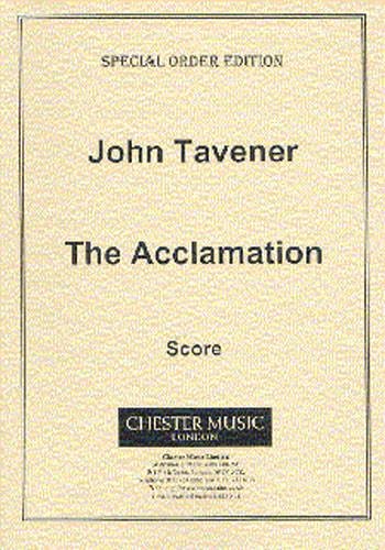 J. Tavener: The Acclamation, GchKlav (KA)