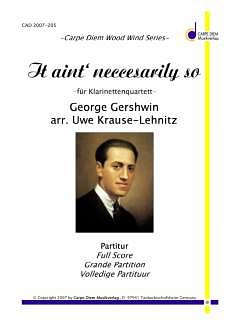 G. Gershwin: It ain't neccesarily so, 4Klar (Pa+St)
