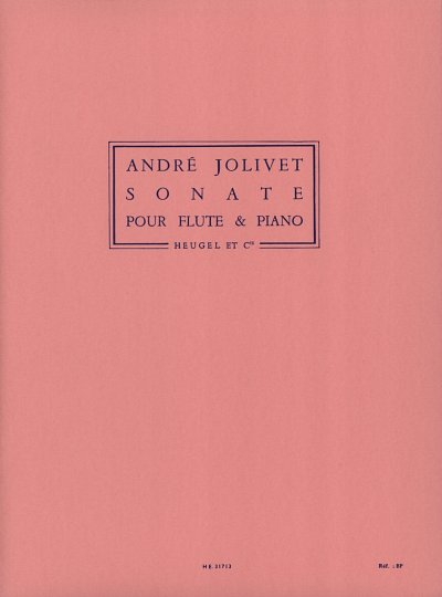 A. Jolivet: Sonate, FlKlav