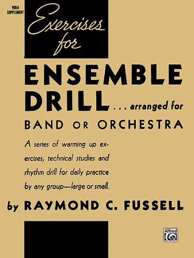 Exercises for Ensemble Drill (Viola Supplement), Va