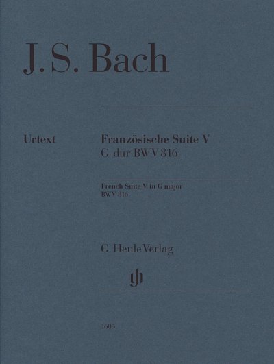 J.S. Bach: Französische Suite V G-dur BWV 816, Klav
