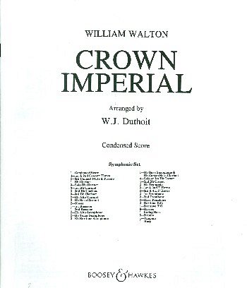 W. Walton: Crown Imperial, Blaso (Dir)