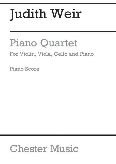 J. Weir: Piano Quartet (Piano Score) (Part.)