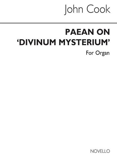 Paean On Divinium Mysterium, Org