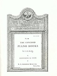 K.K. Davis: Concord Piano Book, Vol. IV, Klav