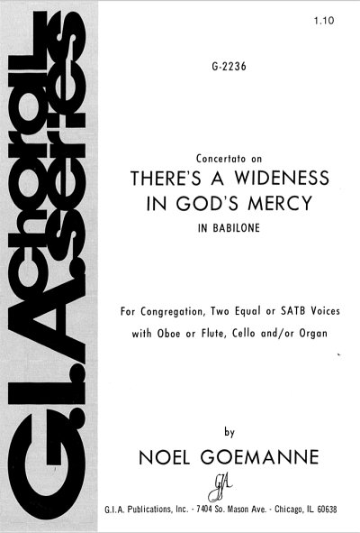 N. Goemanne: There's a Wideness in God's Mercy