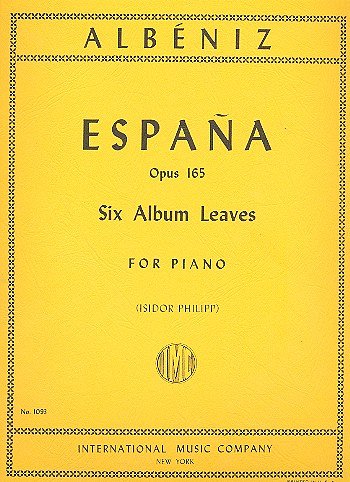 I. Albéniz: Espana Op.165 (Philipp), Klav