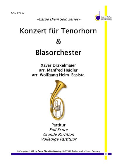 X. Dräxlmaier: Konzertstück für Tenorhorn und Bla, ThrnBlaso
