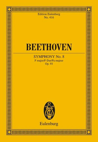 DL: L. v. Beethoven: Sinfonie Nr. 8 F-Dur, Orch (Stp)