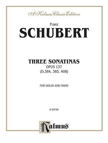 F. Schubert: Three Sonatas, Op. 137