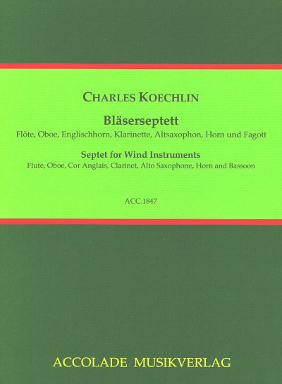 C. Koechlin: Septett für Bläser op. 165, 7Bl (Pa+St)