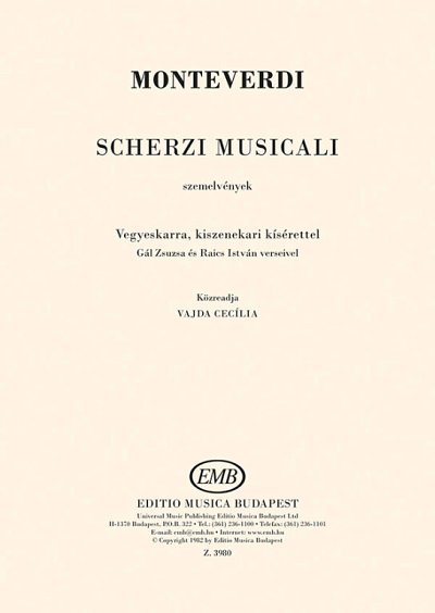 C. Monteverdi: Scherzi musicali, GchKamens (Part.)