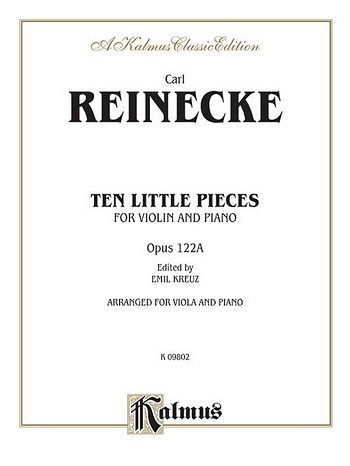 C. Reinecke: Ten Little Pieces (Petits Morceaux), Op. 12, Va