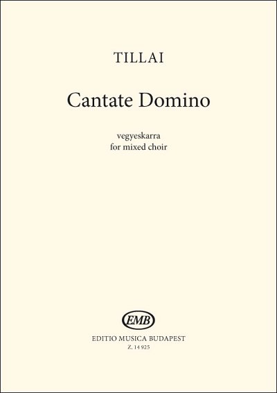 A. Tillai: Cantate Domino, GCh4 (Chpa)