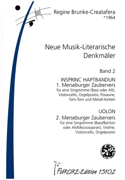R. Brunke: Neue Musik-Literarische Denkmä, GesKamens (Pa+St)