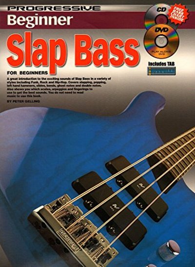 Progressive Beginner Slap Bass, E-Bass (+CD+DVD)