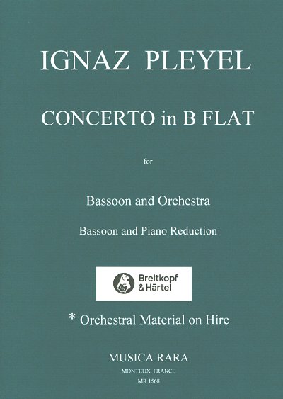I.J. Pleyel: Concerto B-Dur - Fag Orch