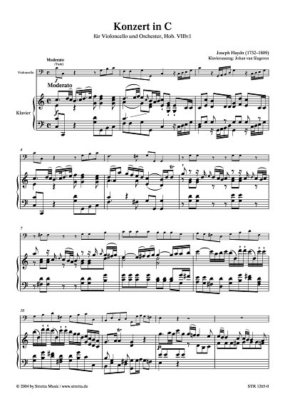 DL: J. Haydn: Violoncellokonzert C-Dur Hob. VIIb:1