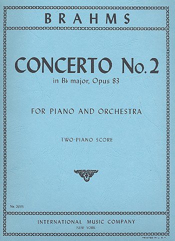 J. Brahms: Concerto N. 2 Si B Op. 83 (Originale), 2Klav