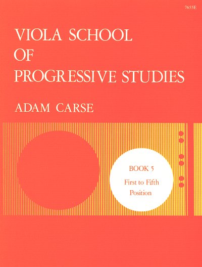 AQ: A. Carse: Viola School of Progressive Studies 5 (B-Ware)