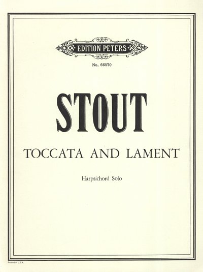Stout: Lament and Toccata (1962)