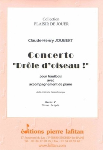C.-H. Joubert: Concerto Drole D'Oiseau, ObKlav (KlavpaSt)