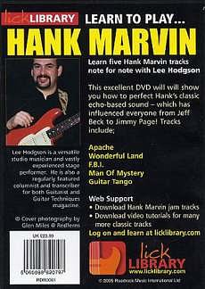 M. Hank: Learn To Play Hank Marvin, E-Git (DVD)