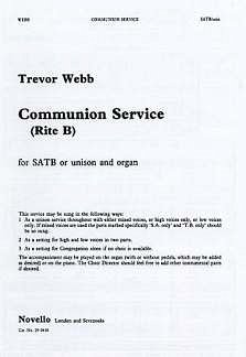 Communion Service (Rite B), GchOrg (Chpa)