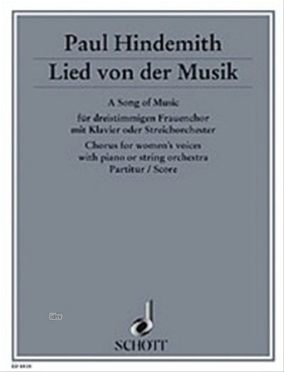 P. Hindemith: Lied von der Musik  (Part.)