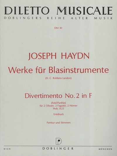 J. Haydn: Divertimento 2 F-Dur Hob 2/23