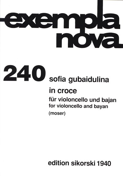 S. Gubaidulina: In Croce, VcAkk/Bajan (2St)