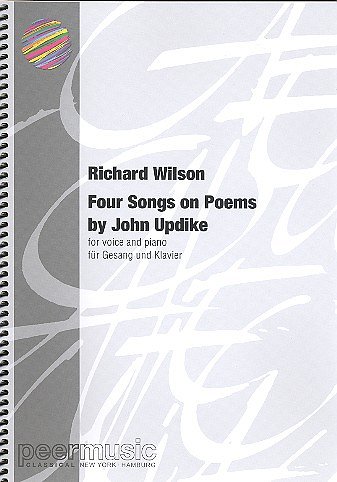 4 Songs on Poems by John Upd., Singstimme, Klavier