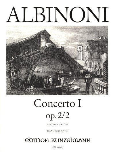 T. Albinoni: Concerto 1  op. 2/2 (Part.)