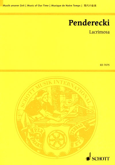 K. Penderecki: Lacrimosa  (Stp)
