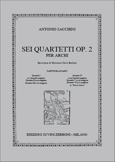A. Sacchini: Quartetto II In Re Maggiore