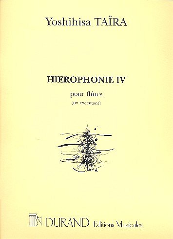 Hierophonie 4 Pour Flutes 1 Executant , Fl (Part.)